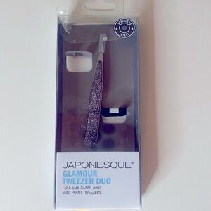 Japonesque Glamour Tweezer Mini Point, Brand New, Stainless Steel Professional